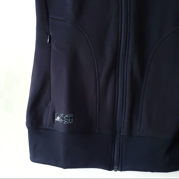Adidas Golf Soft Fleece Hoodie Vest Full-Zip Black - Picture 4 of 11